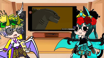 monstervers future kids react to if godzilla was in mortal kombat ||read desk||