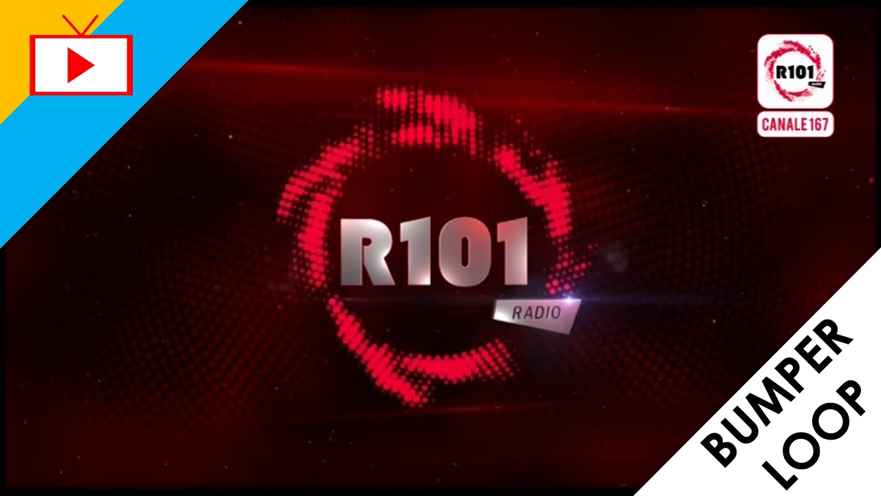 Inizio programmazione giornaliera R101 TV (con bumper in loop) Ore 7:00