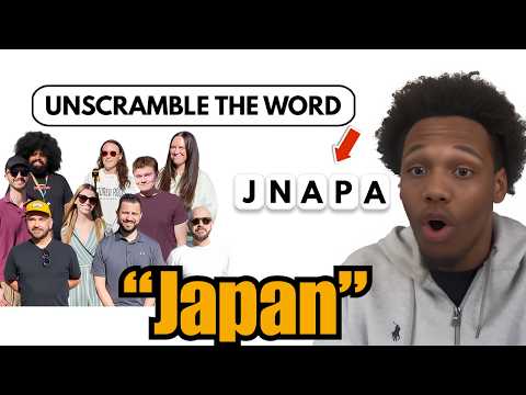 Random People Try To Unscramble The Words