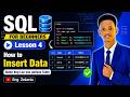SQL Course Lesson 4 | How to Insert Data into Table | Sidee Xog Loo Galiyaa Table SQL