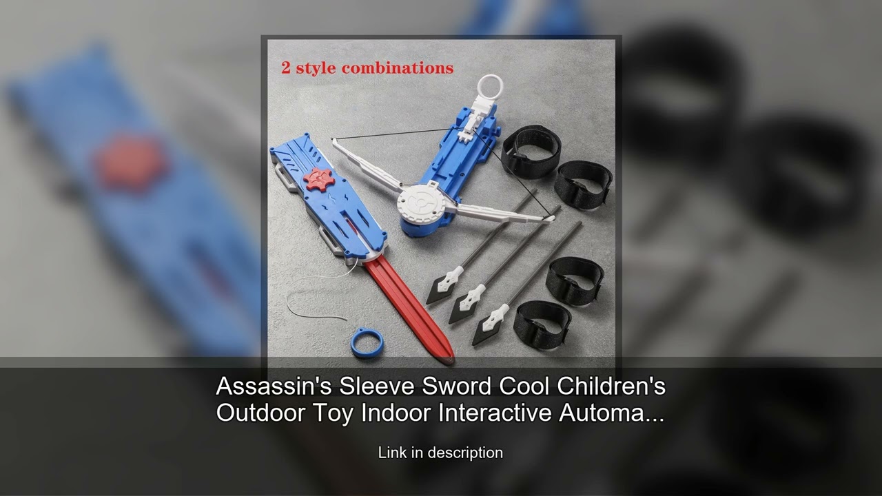 Assassin's Sleeve Sword Cool Children's Outdoor Toy Indoor Interactive Automatic Launch Recycli