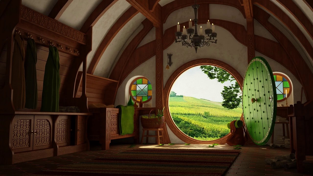 Bilbo's Study, Bag End - Hobbiton, The Shire by Dandelo1 on DeviantArt