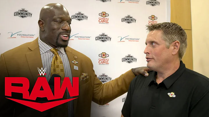 Titus ONeil announces a $100,000 donation to Conno...