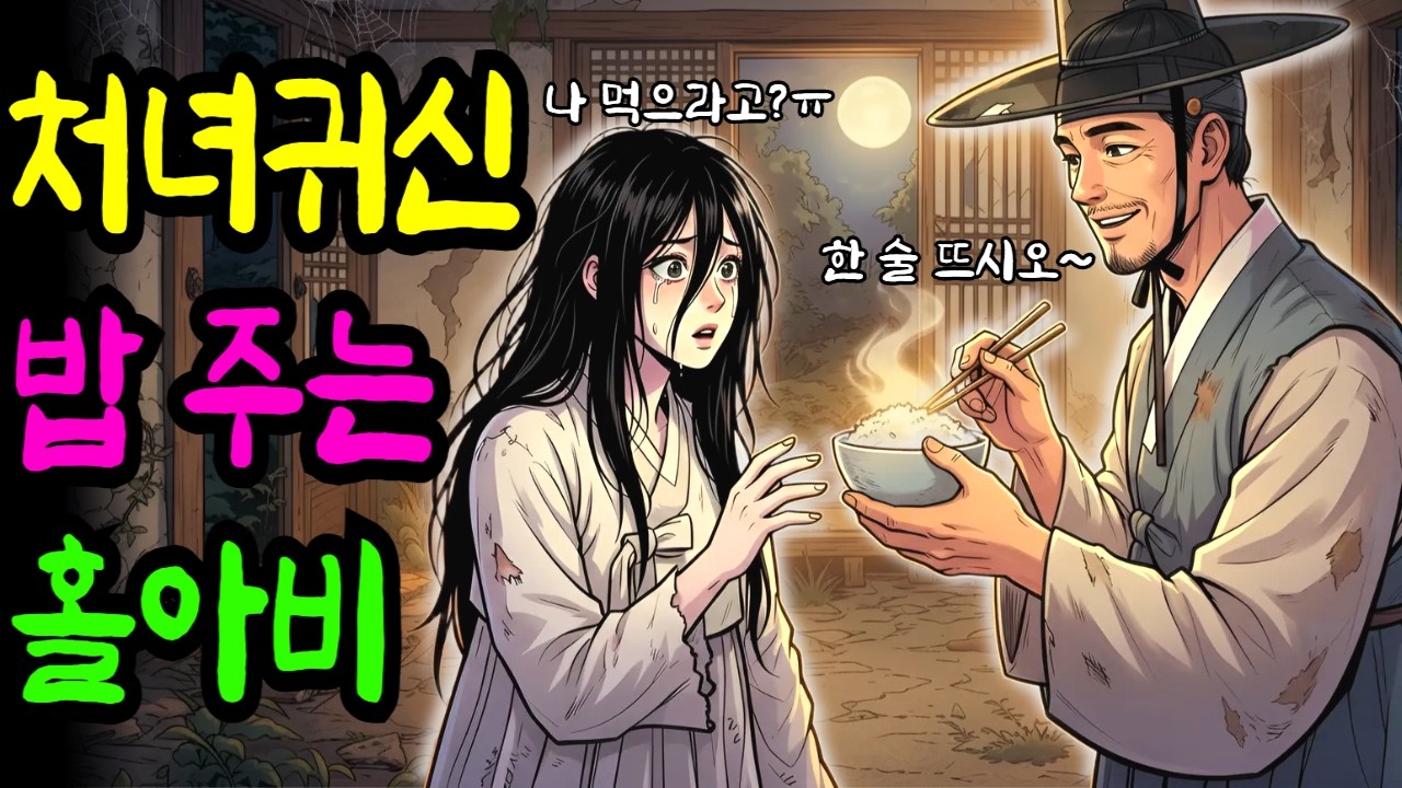 처녀귀신 만나 밥 주고 대박 난 거지홀아비의 아름다운 이야기 | 야담.민담.전설.설화.옛날이야기.오디오북