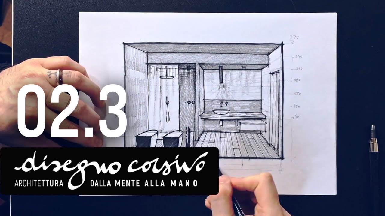 02.3 La prospettiva centrale - Corso di Disegno Corsivo