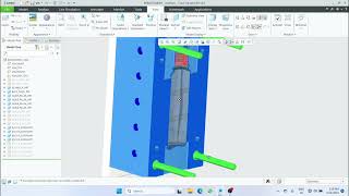 PTC CREO BLOW MOLDING BOTTLE MOLD