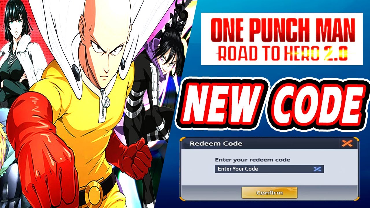 One Punch Man Road To Hero Redeem Codes 2021