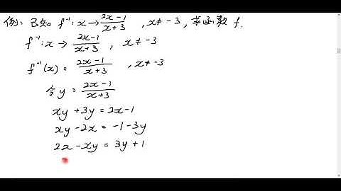 32反函数 注：1分41秒要y及1分53秒也是要y