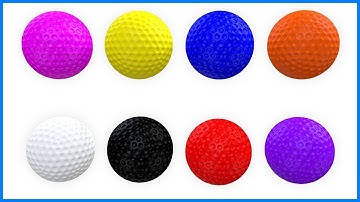 Learn Colors With Balls | Colours For Kids And Children | Learning & Education For Toddlers & Babies