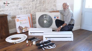 Installer facilement un climatiseur réversible double split - Tuto bricolage avec Robert