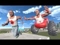 Devil Franklin horror car attack Franklin in indian bike driving 3d 