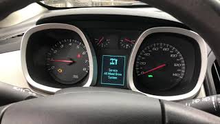 2012 Chevy Equinox AWD Problems Chevrolet Equinox Service Awd System Light On