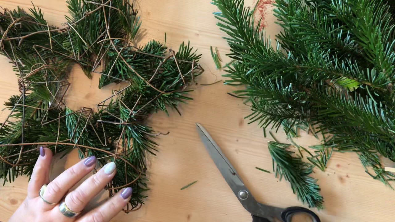 Meine Tür Advent Dekoration