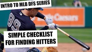 A simple approach to creating a Hitter Player Pool in MLB DFS | FANDUEL DRAFTKINGS YAHOO PRIZEPICKS screenshot 5