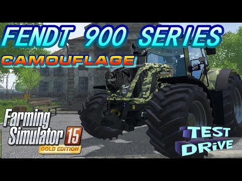FENDT 900 SERIES Camouflage FarmingSimulator 2015 Gold Edition