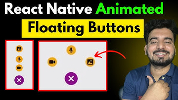 React Native Animated Floating Buttons 🔥 | Engineer Codewala