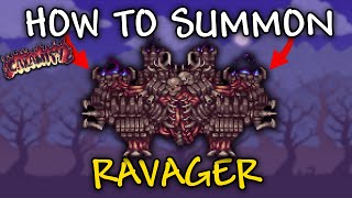 How to summon RAVAGER in Terraria Calamity mod | RAVAGER Calamity mod | RAVAGER BOSS