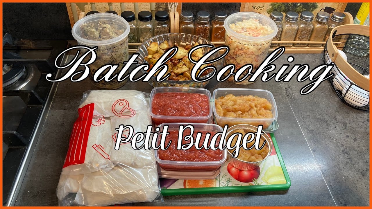 🍽 BATCH COOKING 🍽 PETIT BUDGET