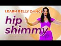 learn the bent knee/hip shimmy 😍 the most classic movement of belly dance 👏 (bonus drill included)