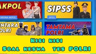 Soal Keswa Polri tahun 2024 | Keswa tes Polri 2024 | Soal Kesehatan jiwa Polri tahun 2024 Soal Keswa Polri tahun 2024 | Keswa tes Polri 2024 | Soal Kesehatan jiwa Polri tahun 2024