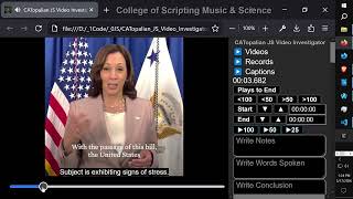 JS Video Investigator App for Professional Investigations