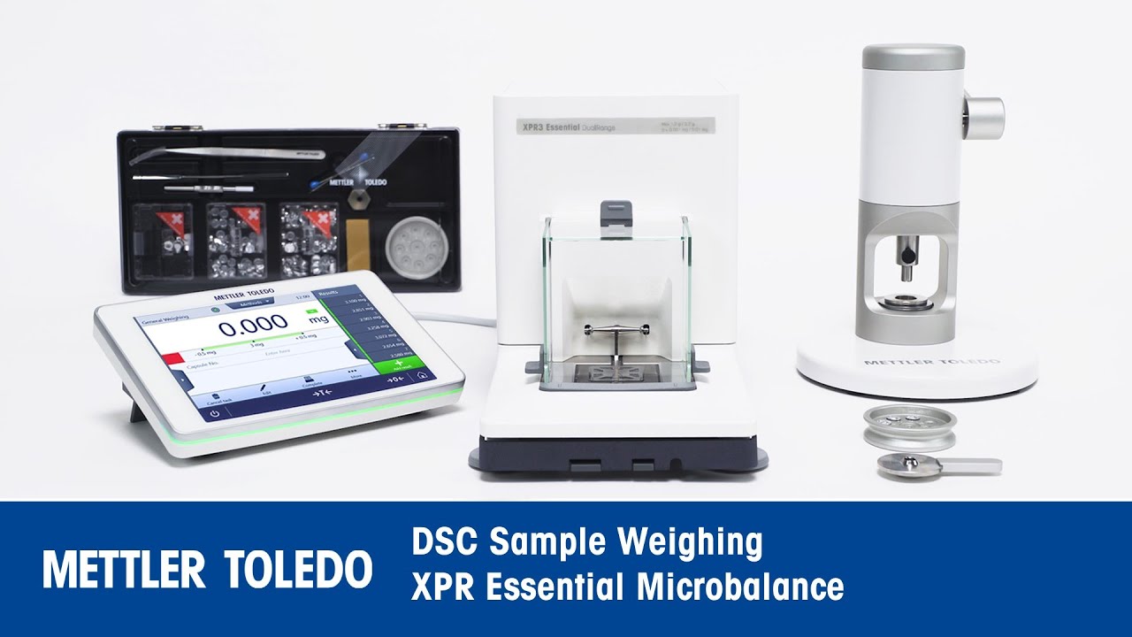 Weighing DSC Crucibles on an XPR Essential Microbalance
