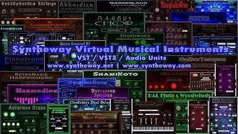 Virtual Musical Instruments. synthesis And Sampling. VST VST3 Audio Units Plugins. EXS24 KONTAKT nki