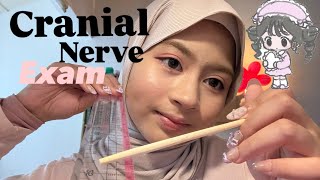 🩺 ASMR Cranial Nerve Examination | Personal Attention & Soft Spoken (in malay)