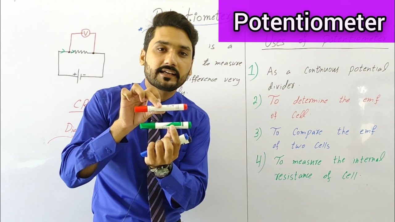 Potentiometer in Urdu 12th class physics physics ka safar YouTube