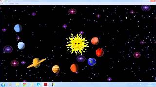 Sistema solar en flash