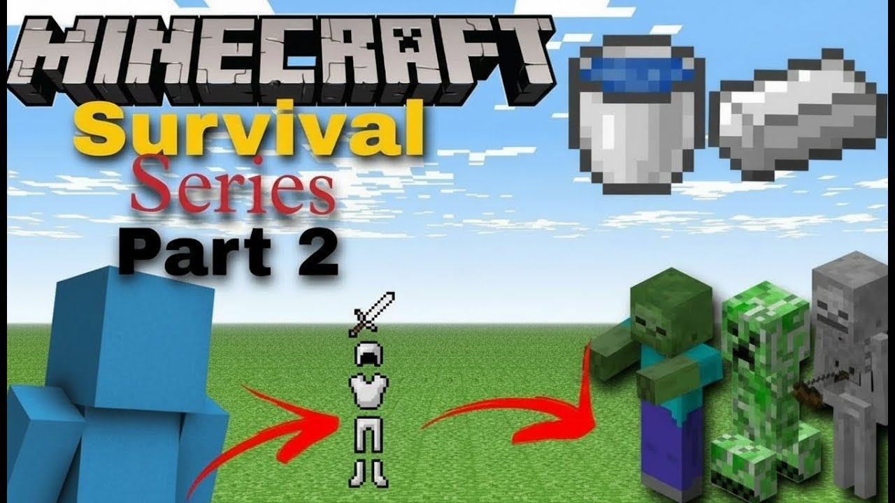 Minecraft Solo survival part 2 - YouTube