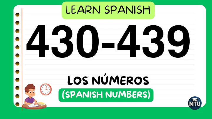 Master Spanish Numbers 430-439 in Minutes!