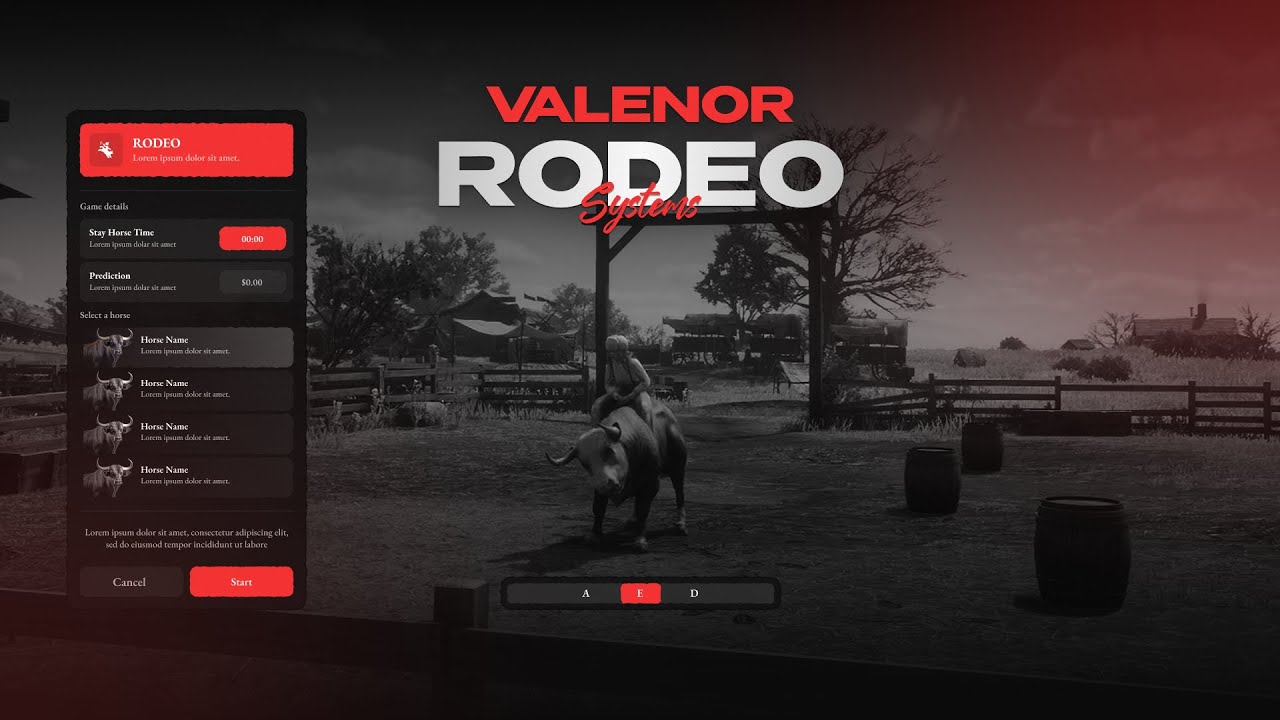 V-Rodeo | Most Advanced Rodeo System | RedM Script