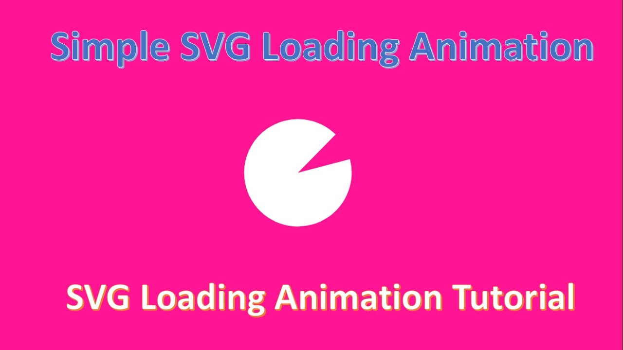 Simple SVG Loading Animation Tutorial | CSS and SVG Only. - YouTube