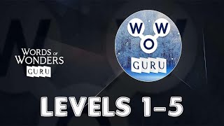Words of Wonders: Guru Levels 1 - 5 Answers screenshot 2