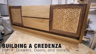 Building a Retro Modern Credenza - Part 4: Drawers, Doors, and more(s)