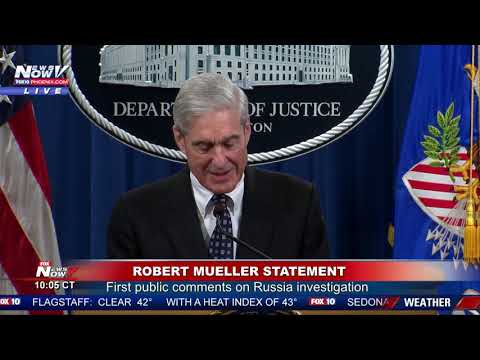 MUELLER STATEMENT: Robert Mueller Speaks On Russia Investigation