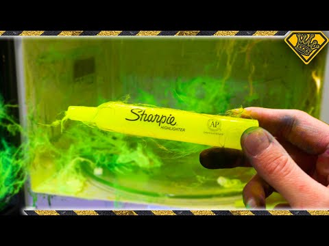 Microwaving a Highlighter Has a Surprising Reaction!