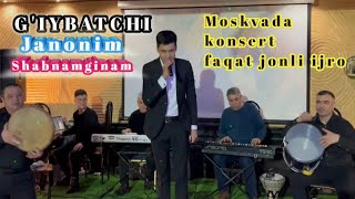 Bunyodbek Odilbekov |Gi'ybatchi| Shabnamginam | Janonim | Konsertdan Popuri jonli ijro