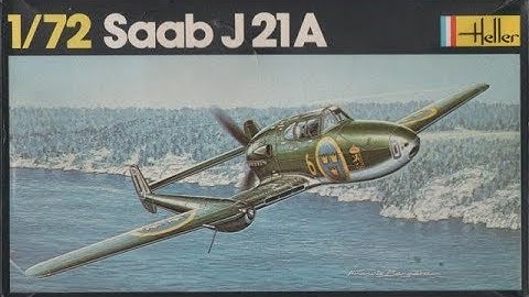 Heller 1 72nd Scale Saab J 21A Build Progress Video