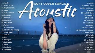 Best English Acoustic Love Songs Playlist 2023 | Soft Acoustic Cover Of Popular Love Songs