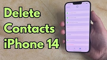 How to Delete Contacts on iPhone 14 - Easy Guide