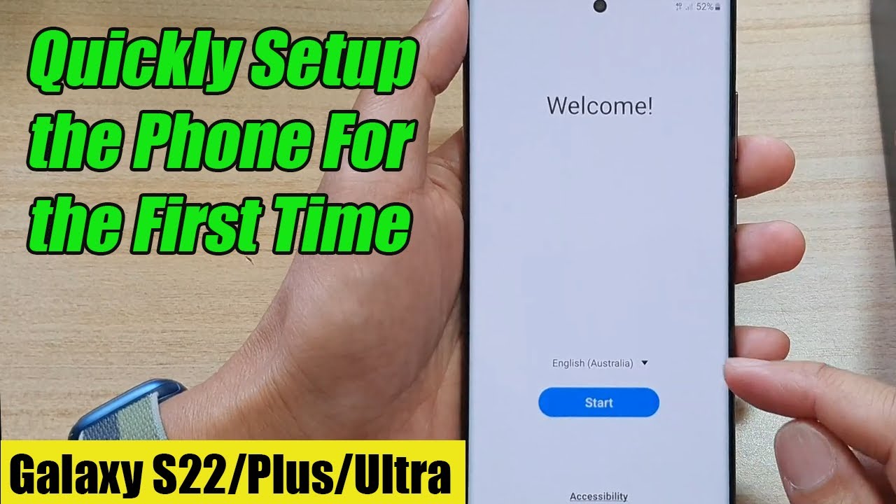 Galaxy S22/S22+/Ultra: How to Quickly Setup the Phone For the First ...