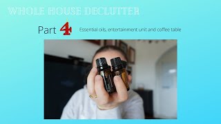 WHOLE HOUSE DECLUTTER | Part 4 | Essential oils, entertainment unit & coffee table