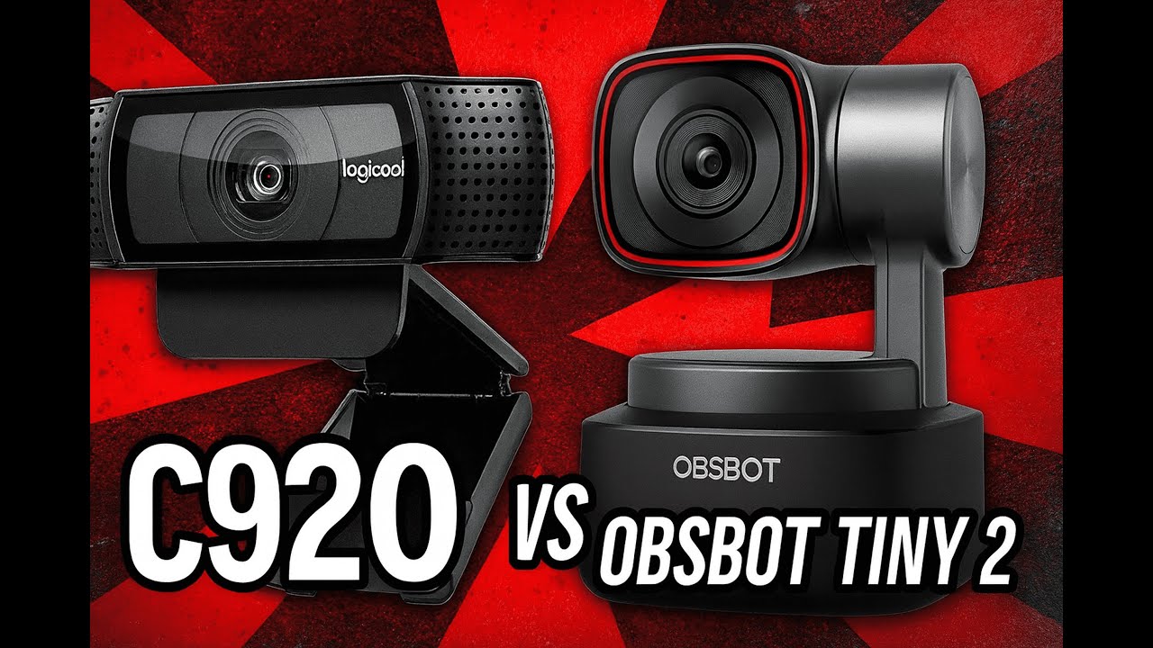 C920 VS OBSBOT TINY 2 | DIFERENCIA BRUTAAL!🔥🔥