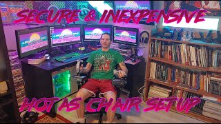 Secure, Inexpensive HOTAS Chair Setup