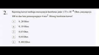Tutorial HAMBATAN Menentukan Besar Hambatan pada Kawat Penghantar - Fisika SMP dan SMA