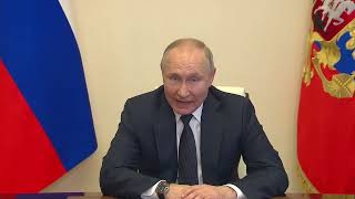 Совещание с постоянными членами Совета Безопасности  Владимир Путин