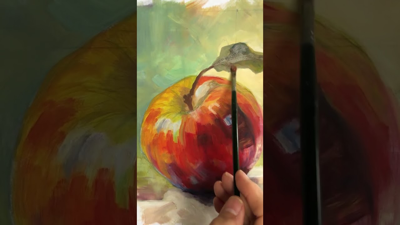 #apple #oilpainting #workinprogress