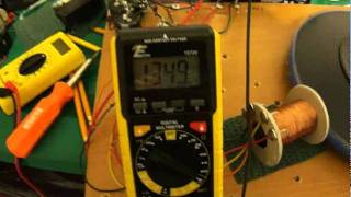 Fe3O4 Coil In Action.avi